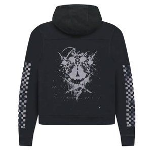 ⚡️Rhude⚡️Rhacer 3 Hoodie Sweater Sweatshirt Checkered Black